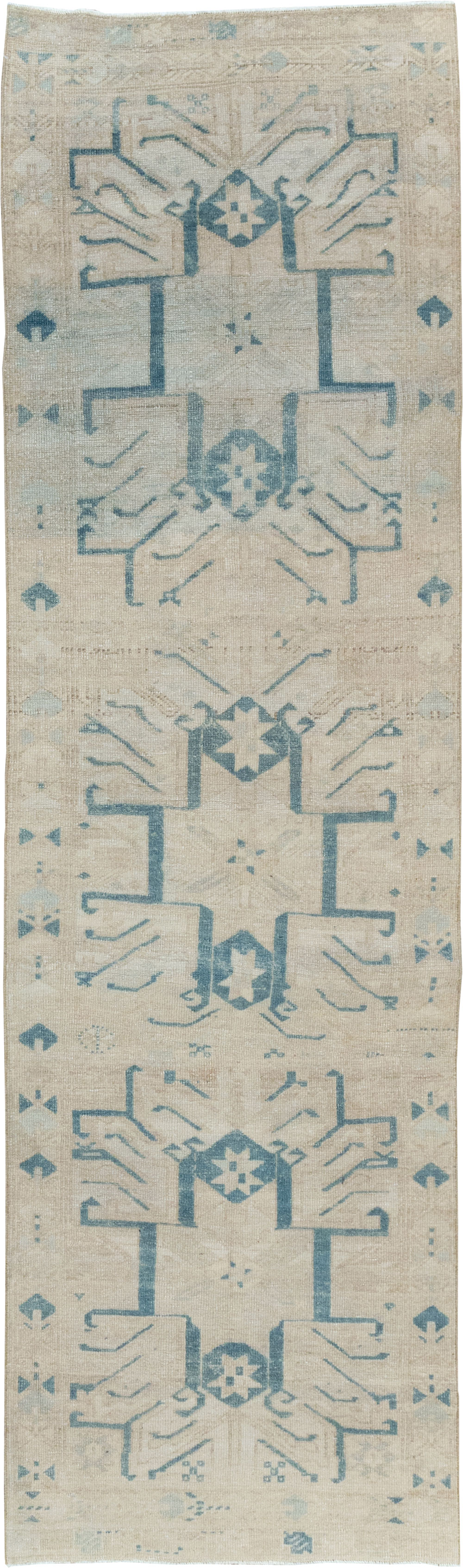 Vintage Persian Malayer Small Runner, No.31888 - Galerie Shabab