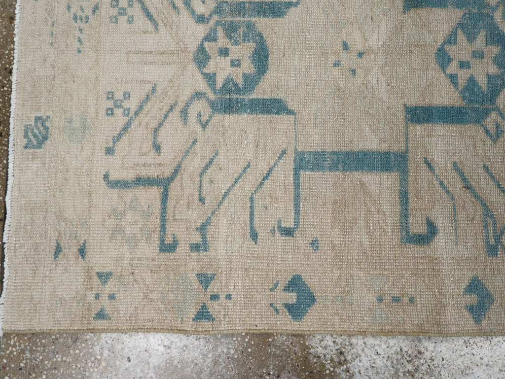 Vintage Persian Malayer Small Runner, No.31888 - Galerie Shabab