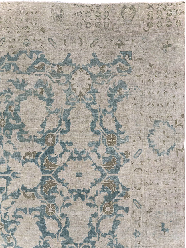 Antique Persian Tabriz Small Room Size Carpet, No.31889 - Galerie Shabab