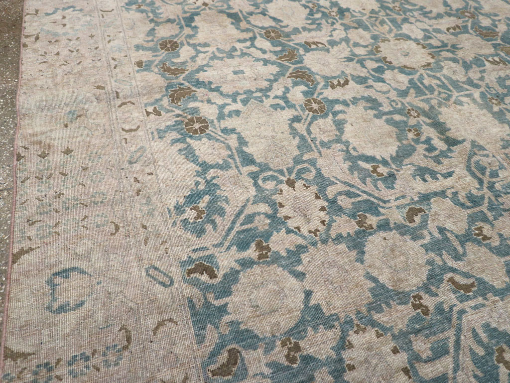 Antique Persian Tabriz Small Room Size Carpet, No.31889 - Galerie Shabab