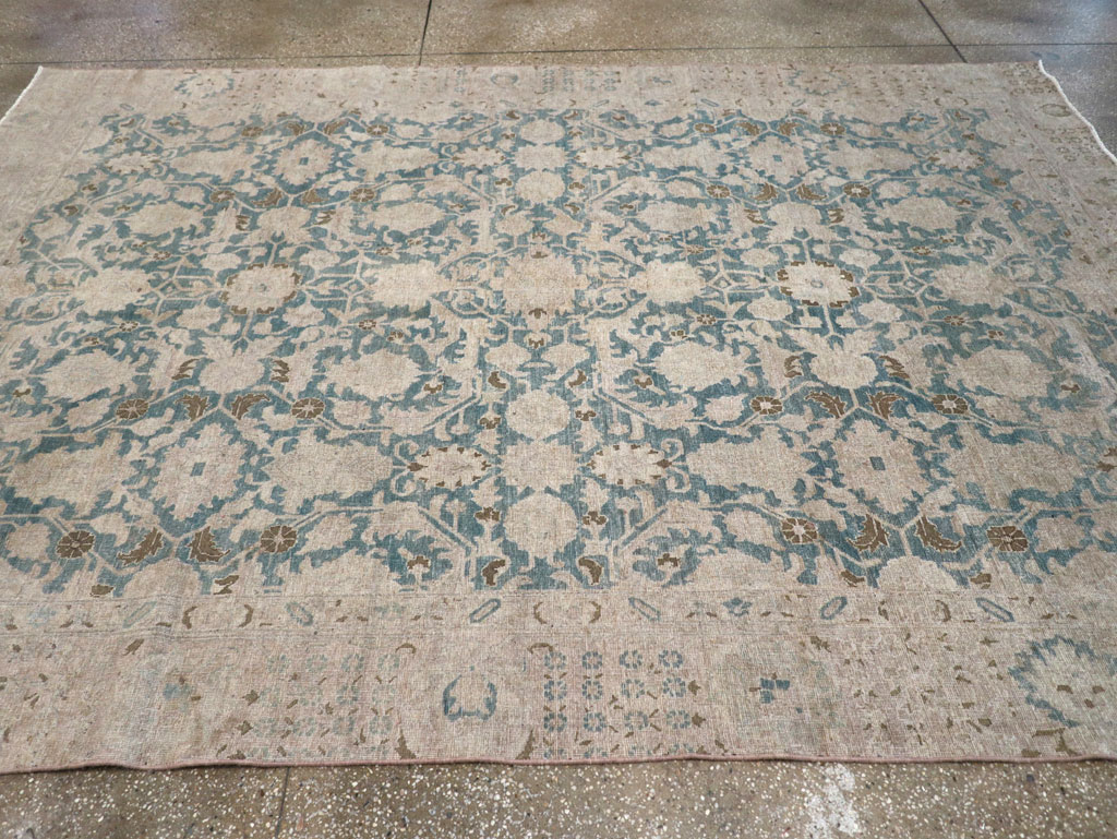Antique Persian Tabriz Small Room Size Carpet, No.31889 - Galerie Shabab