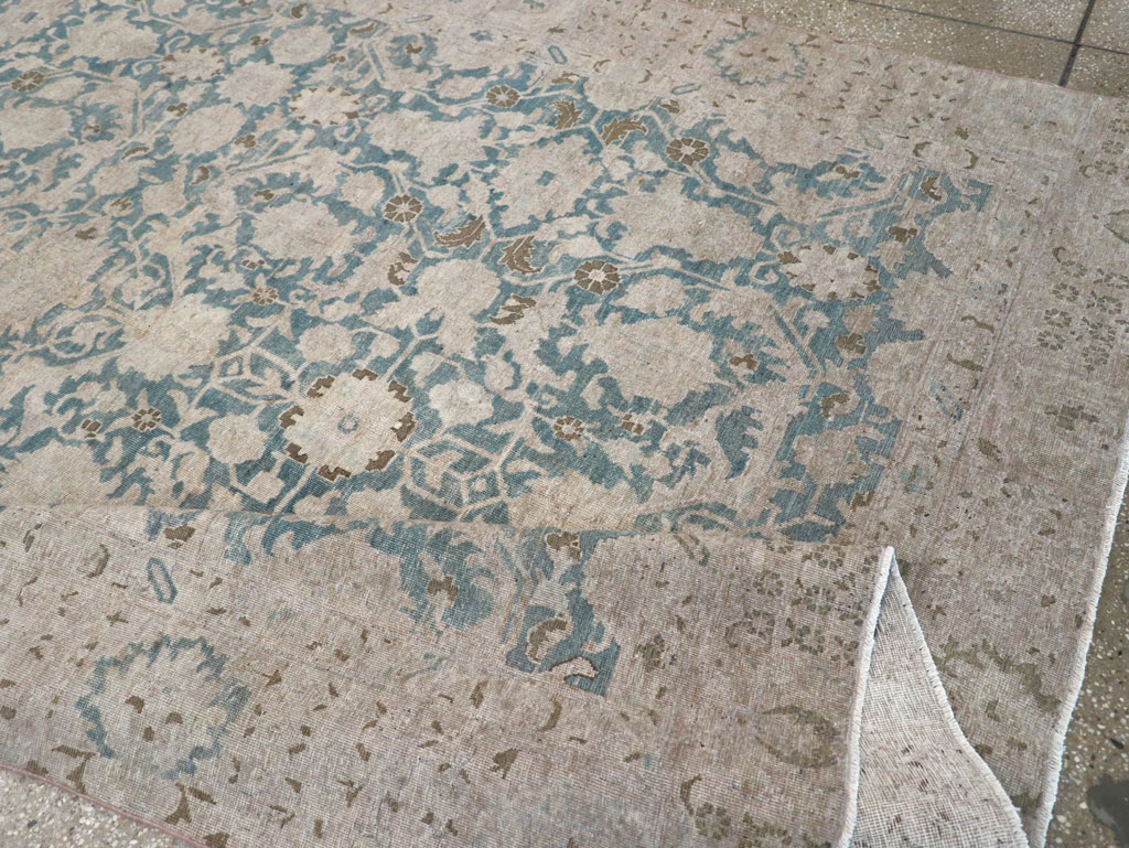 Antique Persian Tabriz Small Room Size Carpet, No.31889 - Galerie Shabab