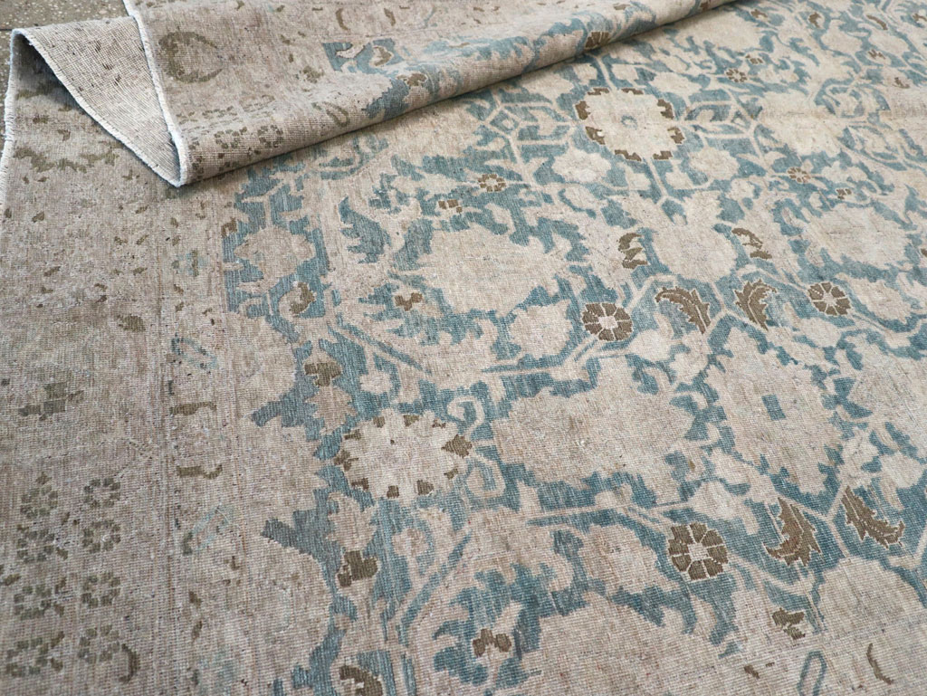 Antique Persian Tabriz Small Room Size Carpet, No.31889 - Galerie Shabab