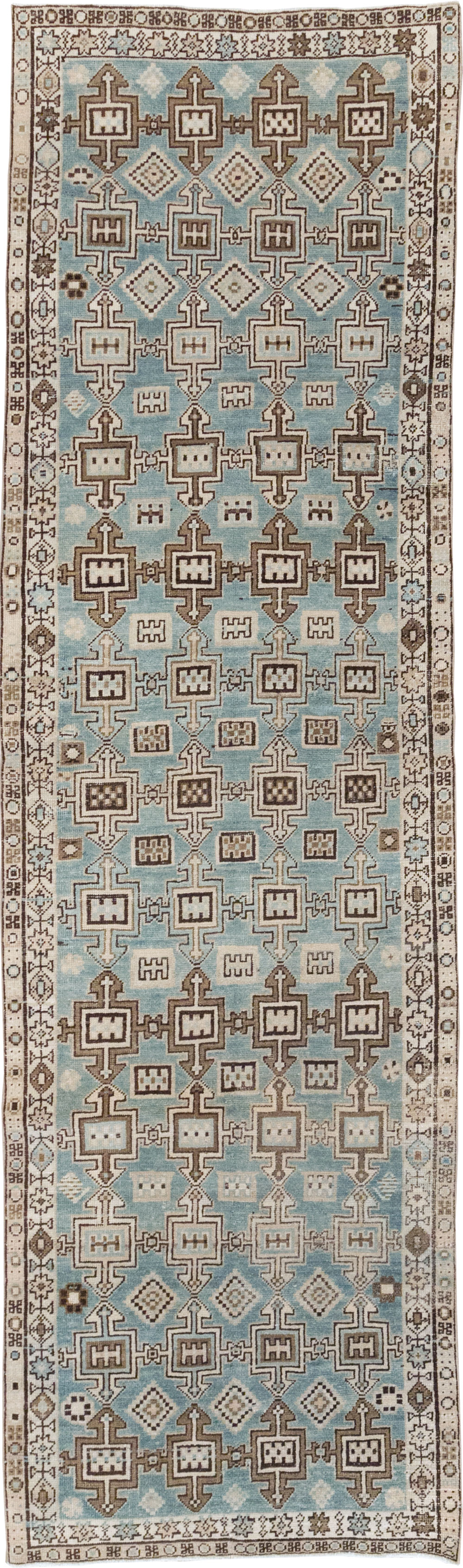 Vintage Persian Malayer Runner, No.31890 - Galerie Shabab
