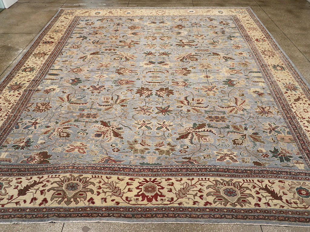 Antique Persian Mahal Large Room Size Carpet, No.31900 - Galerie Shabab