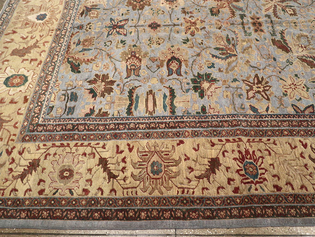 Antique Persian Mahal Large Room Size Carpet, No.31900 - Galerie Shabab
