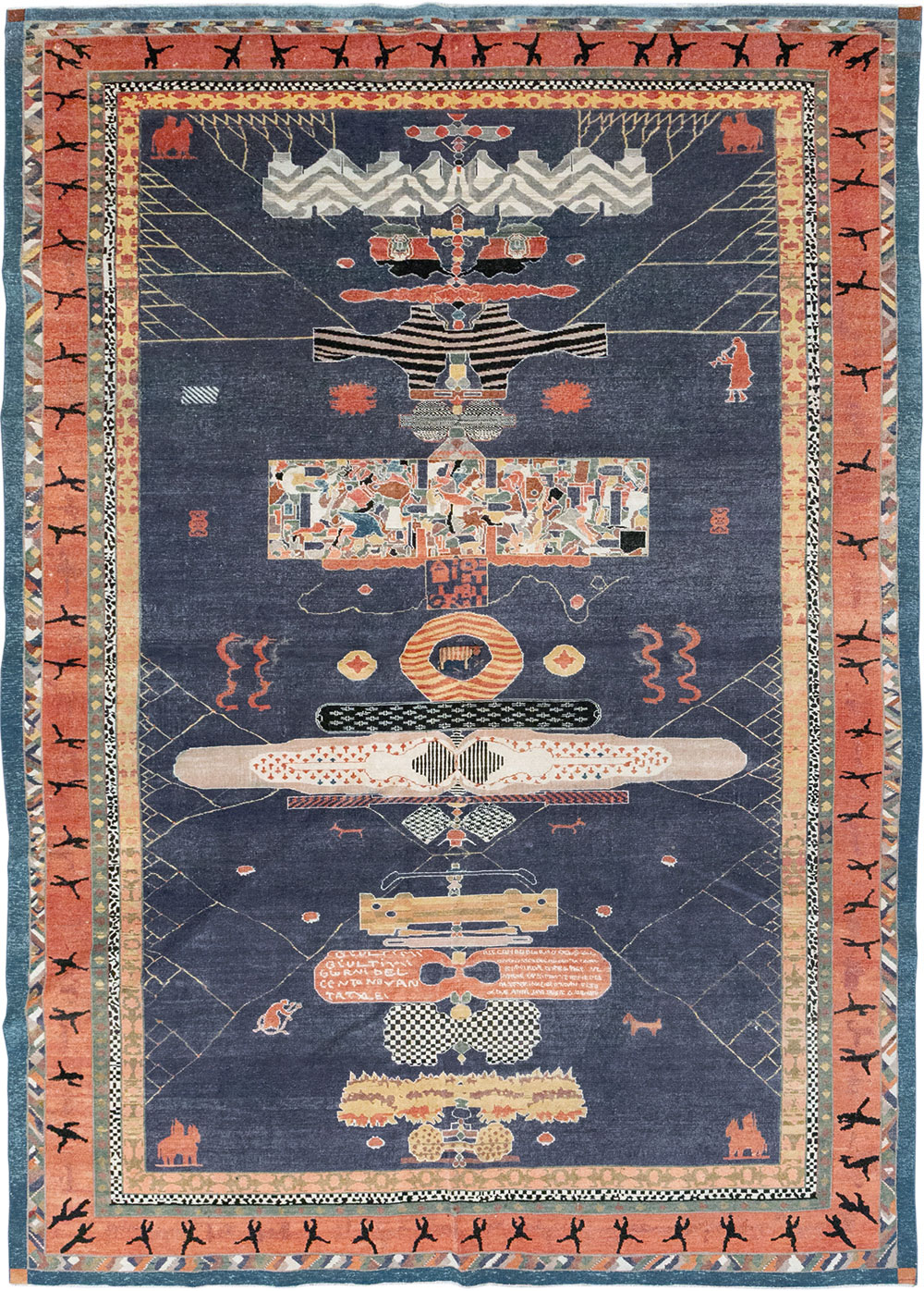 Vintage Turkish Anatolian Accent Carpet, No.31901 - Galerie Shabab