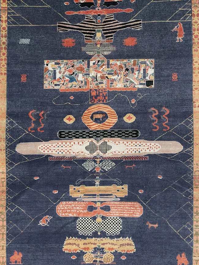 Vintage Turkish Anatolian Accent Carpet, No.31901 - Galerie Shabab