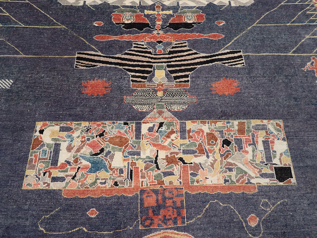 Vintage Turkish Anatolian Accent Carpet, No.31901 - Galerie Shabab