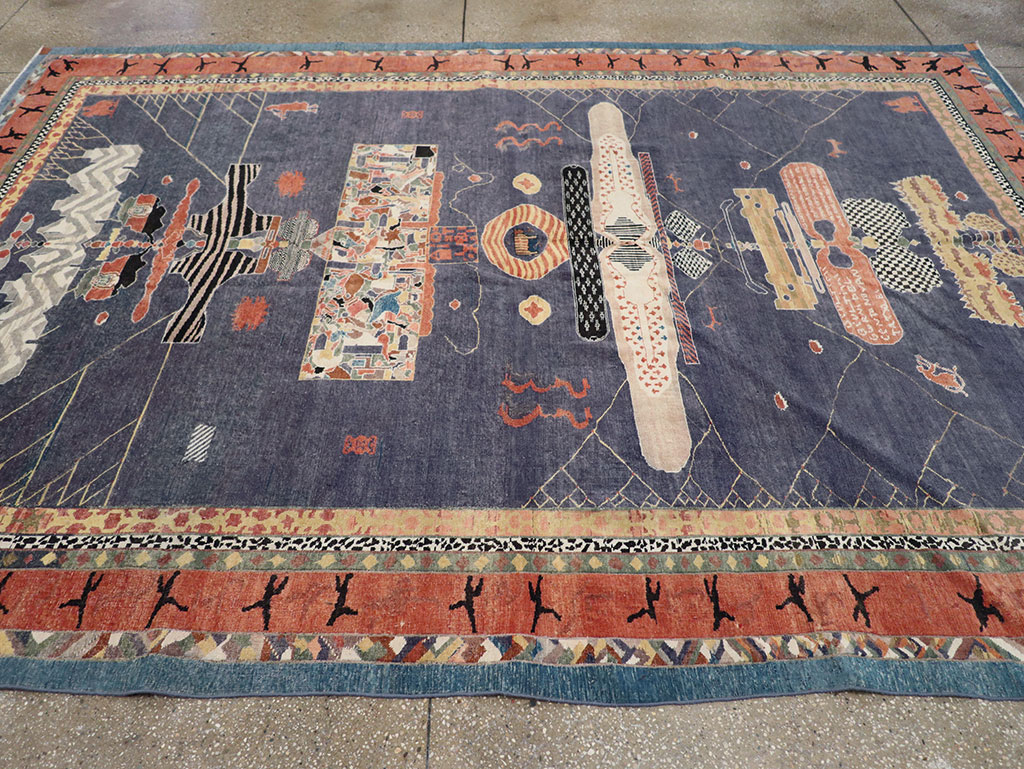 Vintage Turkish Anatolian Accent Carpet, No.31901 - Galerie Shabab