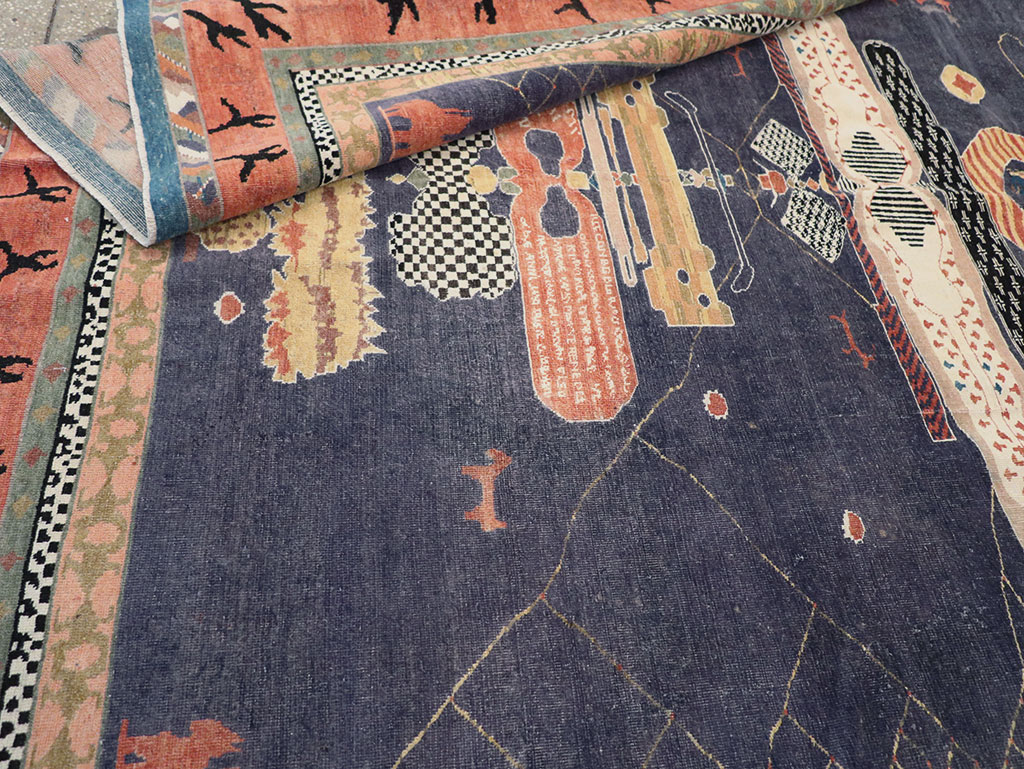 Vintage Turkish Anatolian Accent Carpet, No.31901 - Galerie Shabab