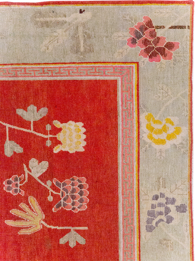 Vintage East Turkestan Pictorial Vase Khotan, No.31902 - Galerie Shabab