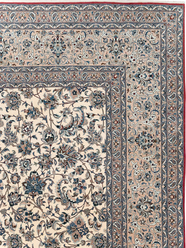 Persian Nain Large Carpet, No.31920 - Galerie Shabab