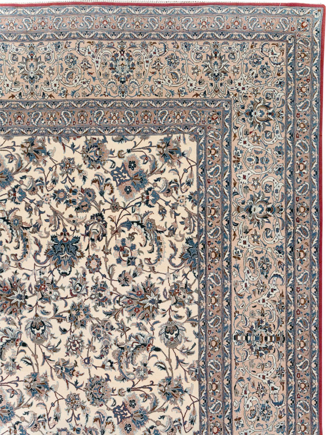 Persian Nain Large Carpet, No.31920 - Galerie Shabab