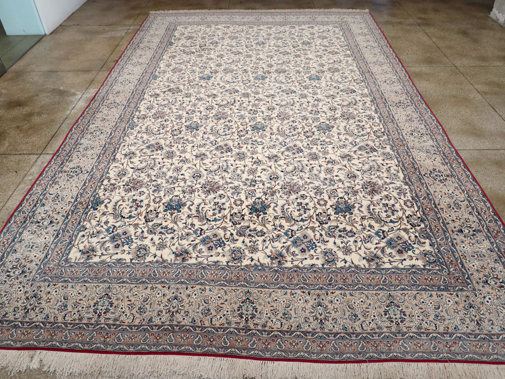Persian Nain Large Carpet, No.31920 - Galerie Shabab