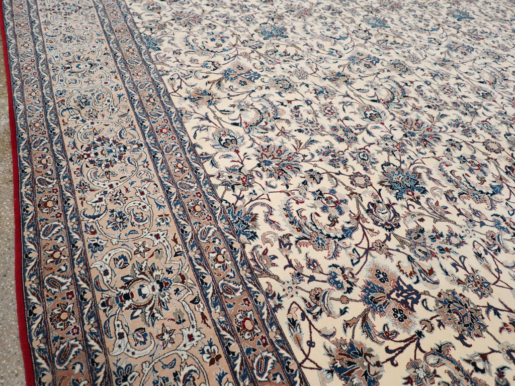 Persian Nain Large Carpet, No.31920 - Galerie Shabab