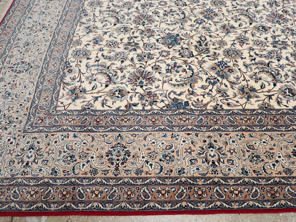 Persian Nain Large Carpet, No.31920 - Galerie Shabab