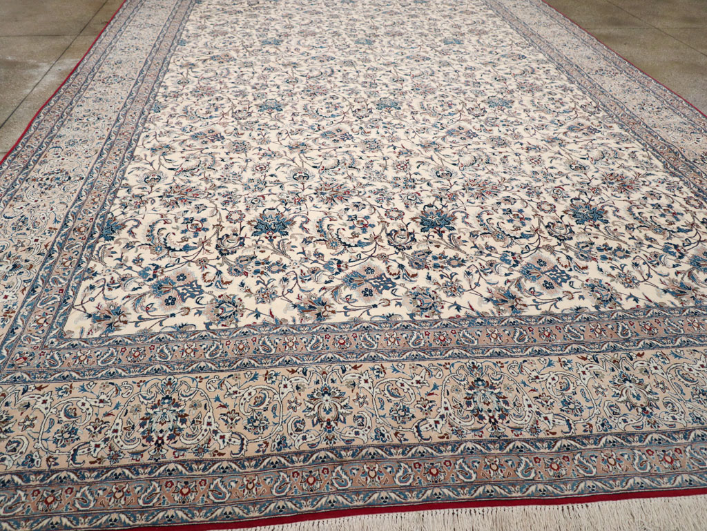 Persian Nain Large Carpet, No.31920 - Galerie Shabab
