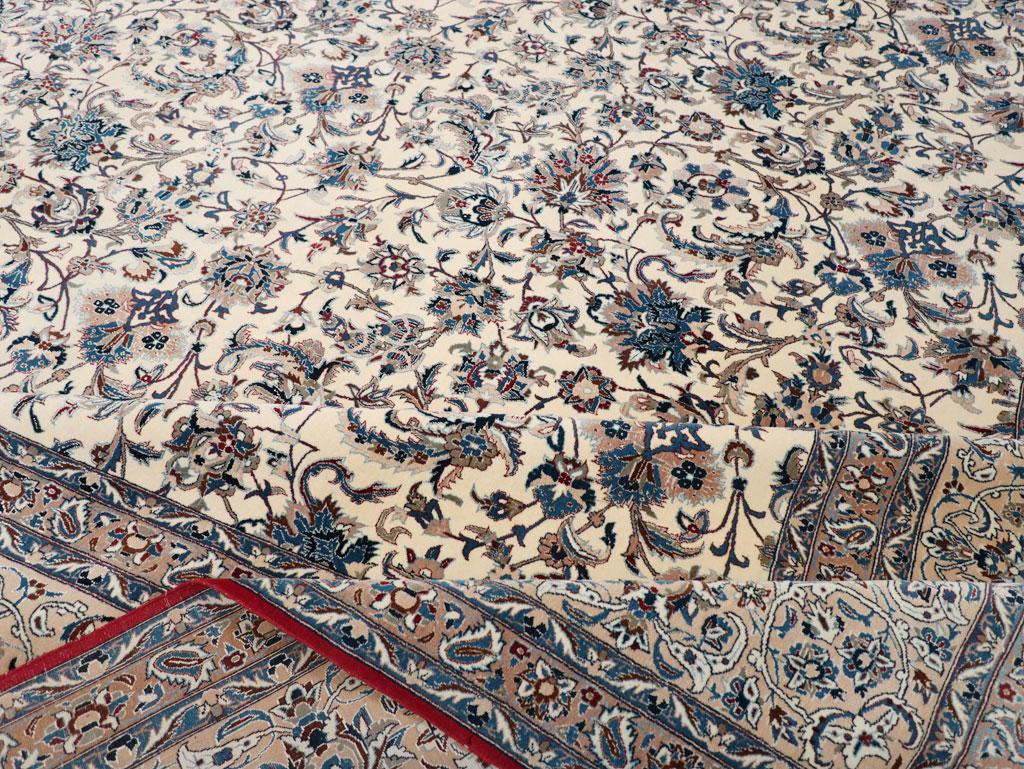 Persian Nain Large Carpet, No.31920 - Galerie Shabab