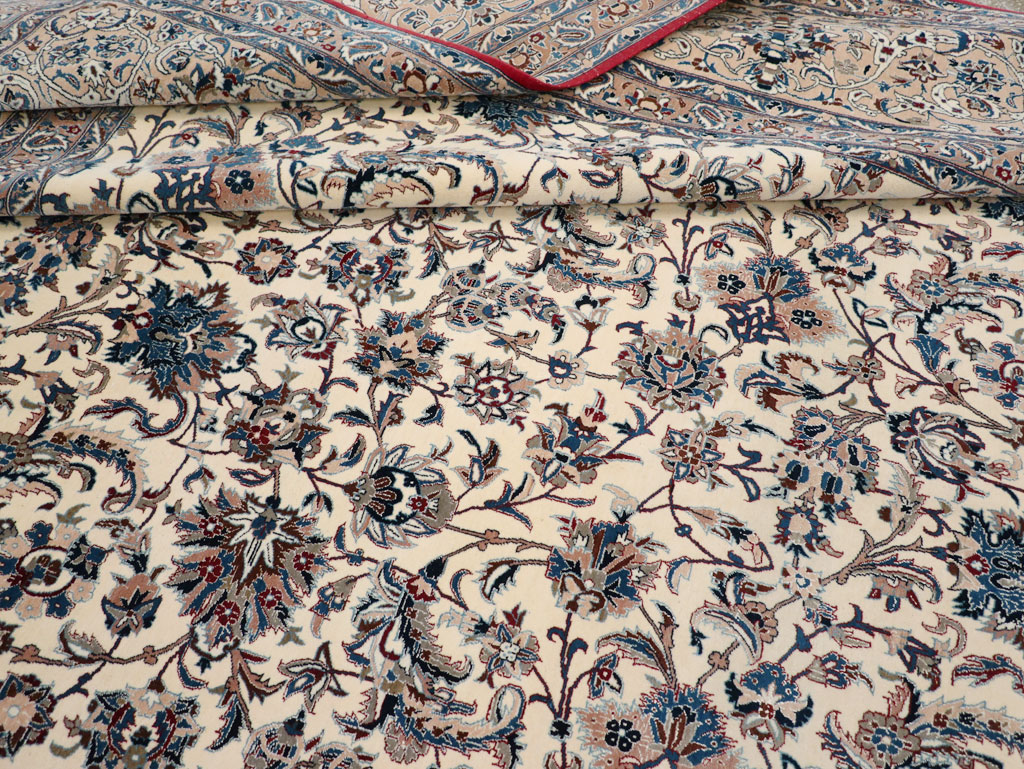 Persian Nain Large Carpet, No.31920 - Galerie Shabab