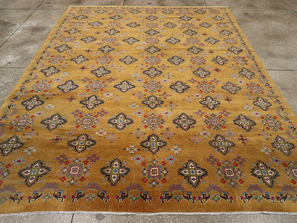 Vintage Indian Room Size Carpet, No.31921 - Galerie Shabab