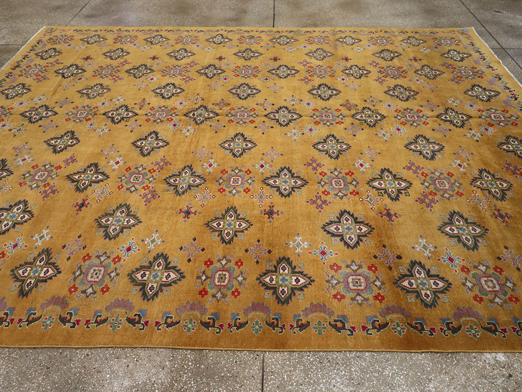 Vintage Indian Room Size Carpet, No.31921 - Galerie Shabab
