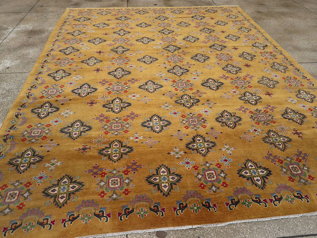 Vintage Indian Room Size Carpet, No.31921 - Galerie Shabab