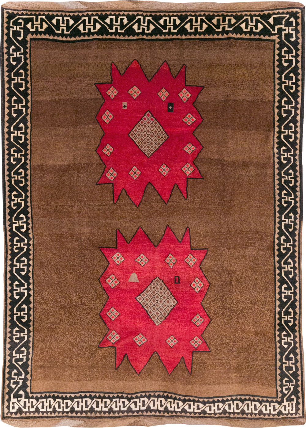 Tribal Vintage Turkish Anatolian Room Size Carpet, No.31924 - Galerie Shabab