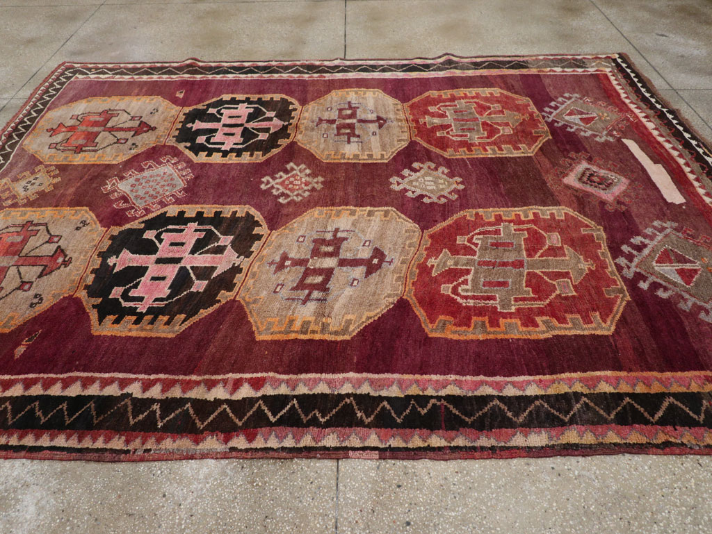 Vintage Turkish Anatolian Small Room Size Carpet, No.31925 - Galerie Shabab