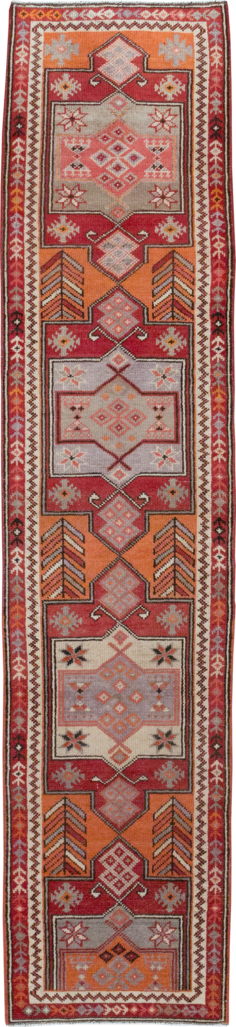 Vintage Turkish Tribal Runner, No.31928 - Galerie Shabab