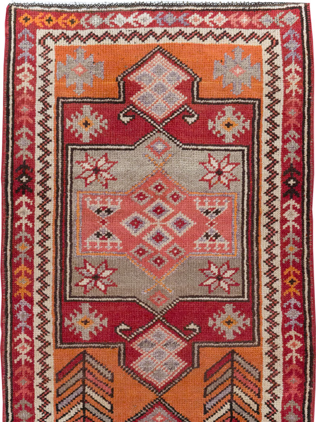 Vintage Turkish Tribal Runner, No.31928 - Galerie Shabab