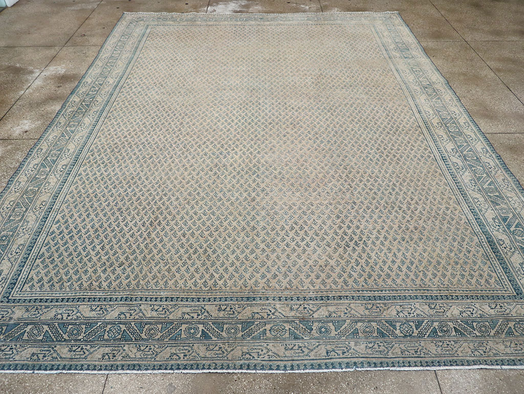Vintage Persian Mir Saraband Room Size Carpet, No.31929 - Galerie Shabab