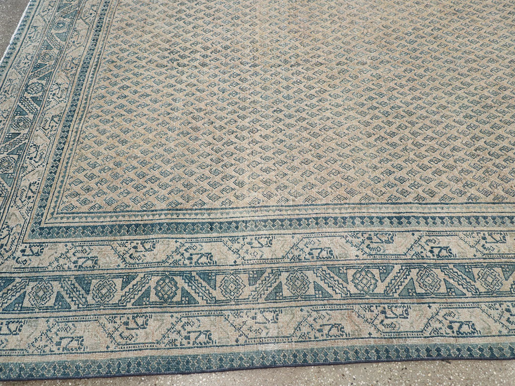 Vintage Persian Mir Saraband Room Size Carpet, No.31929 - Galerie Shabab