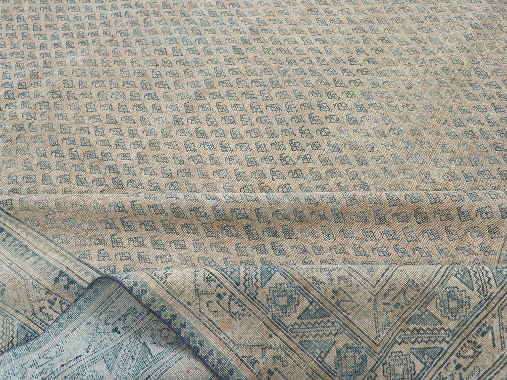 Vintage Persian Mir Saraband Room Size Carpet, No.31929 - Galerie Shabab