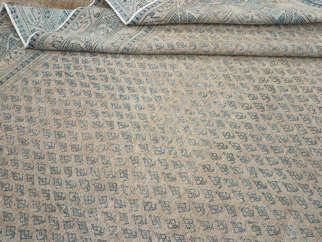 Vintage Persian Mir Saraband Room Size Carpet, No.31929 - Galerie Shabab