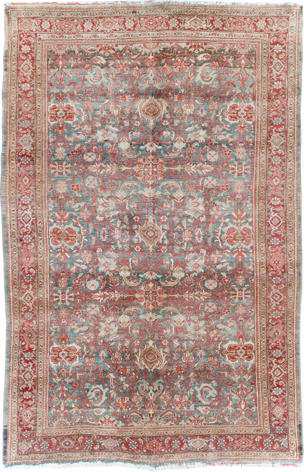 Antique Persian Bidjar Accent Rug, No.31933 - Galerie Shabab