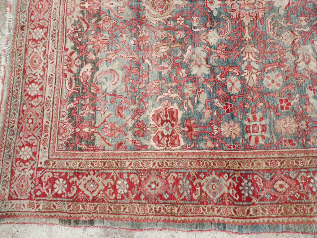 Antique Persian Bidjar Accent Rug, No.31933 - Galerie Shabab