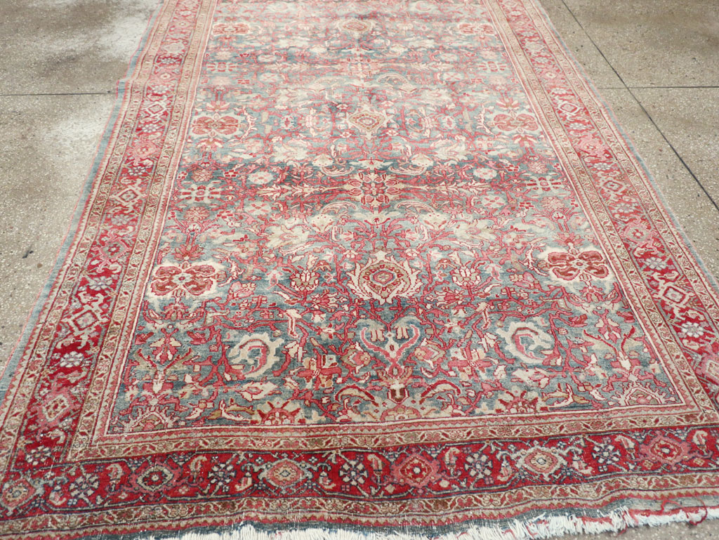 Antique Persian Bidjar Accent Rug, No.31933 - Galerie Shabab
