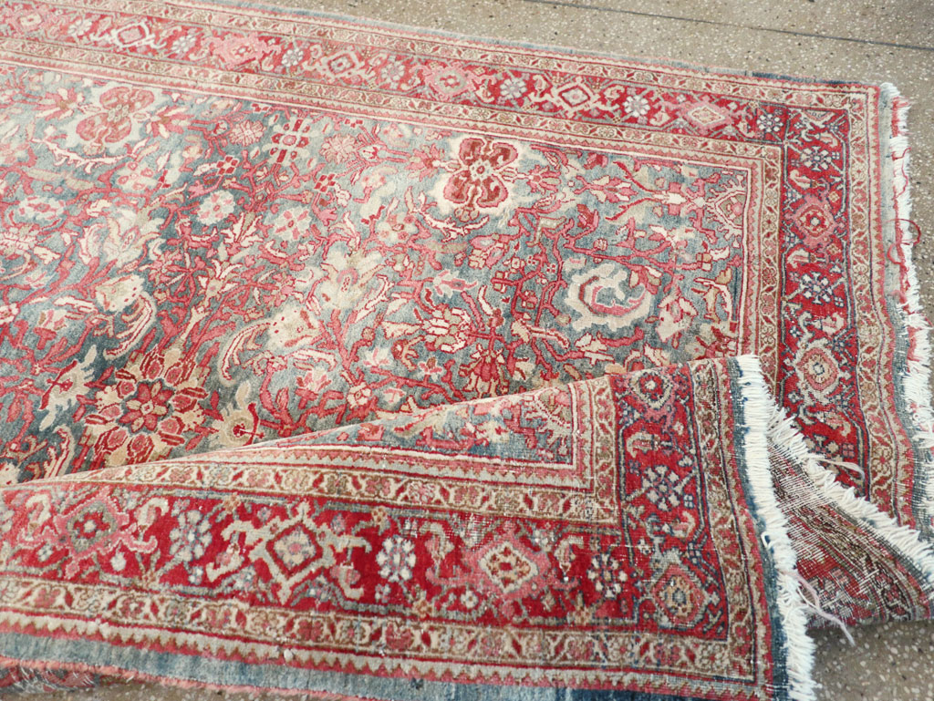 Antique Persian Bidjar Accent Rug, No.31933 - Galerie Shabab