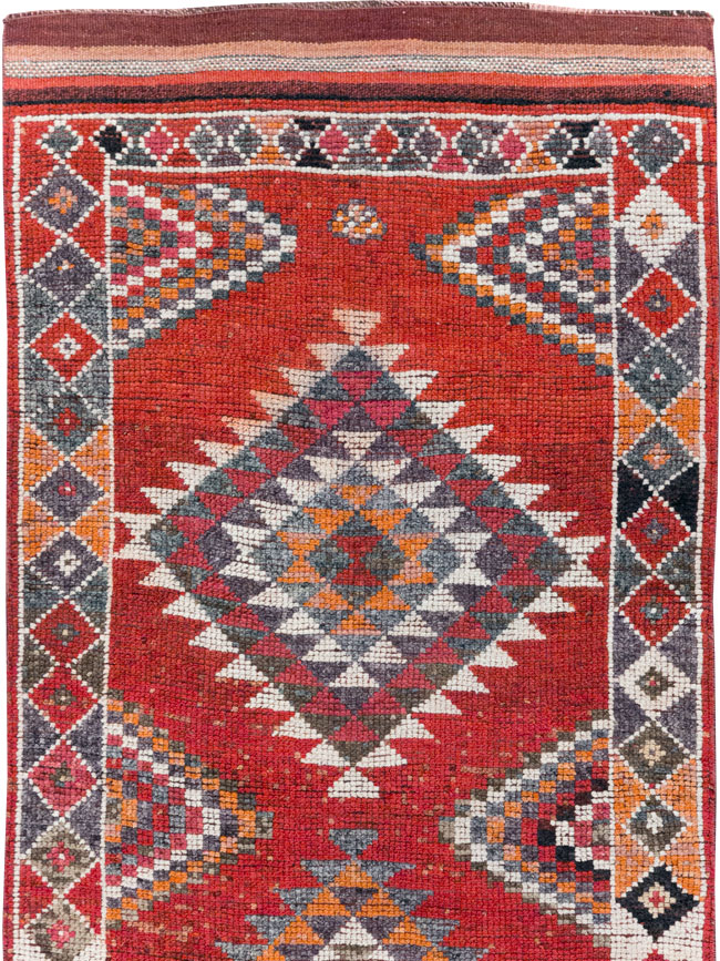 Vintage Turkish Tribal Runner, No.31934 - Galerie Shabab