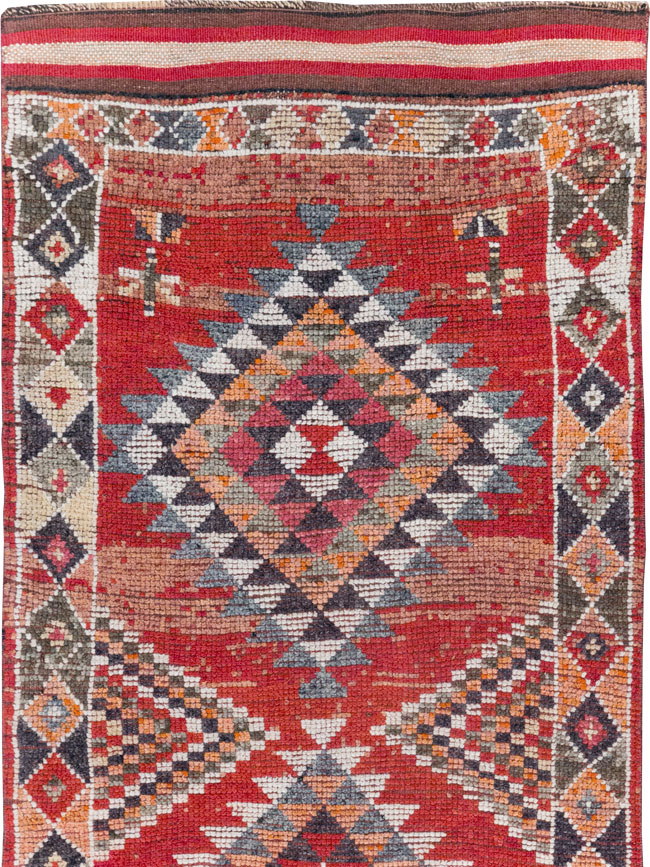 Vintage Turkish Tribal Runner, No.31934 - Galerie Shabab