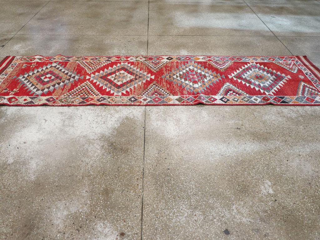 Vintage Turkish Tribal Runner, No.31934 - Galerie Shabab