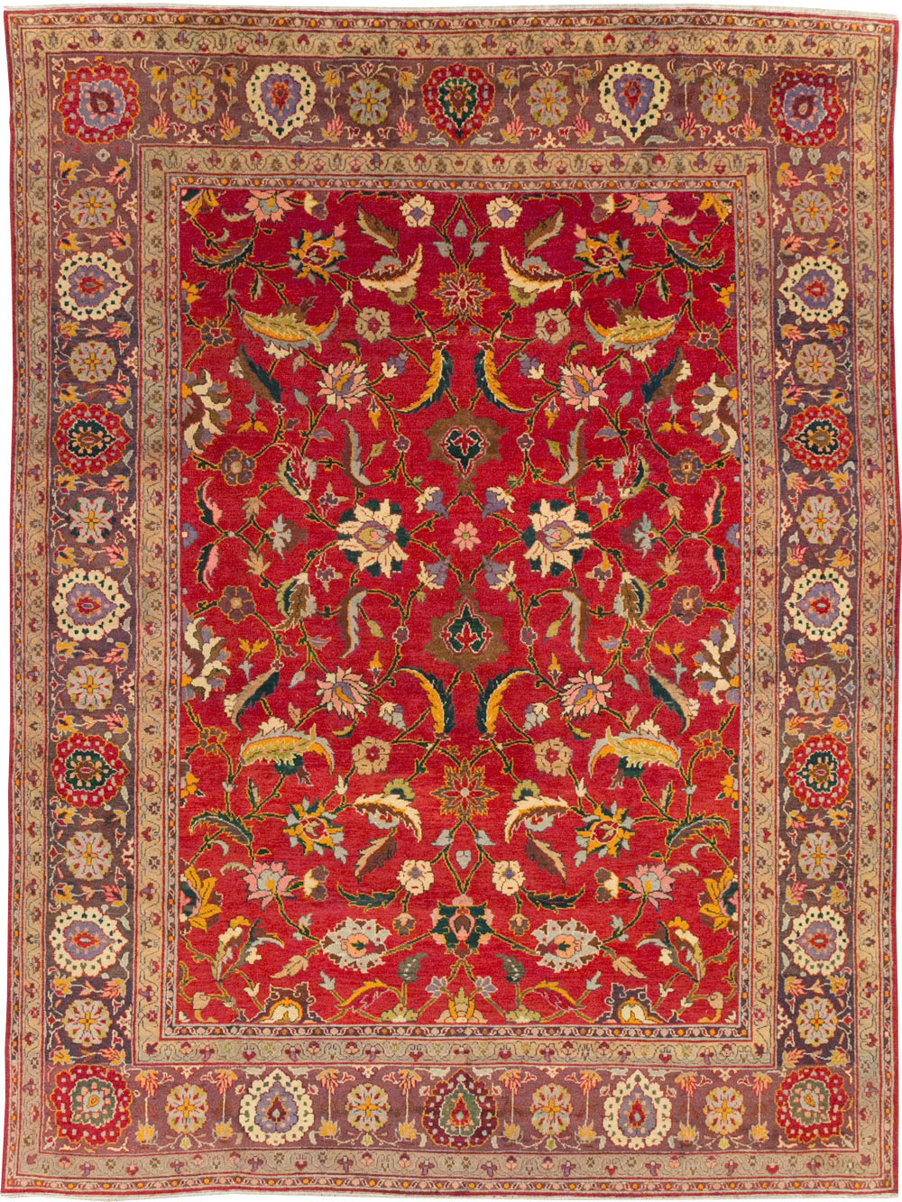 Antique Indian Amritsar Room Size Carpet, No.31935 - Galerie Shabab
