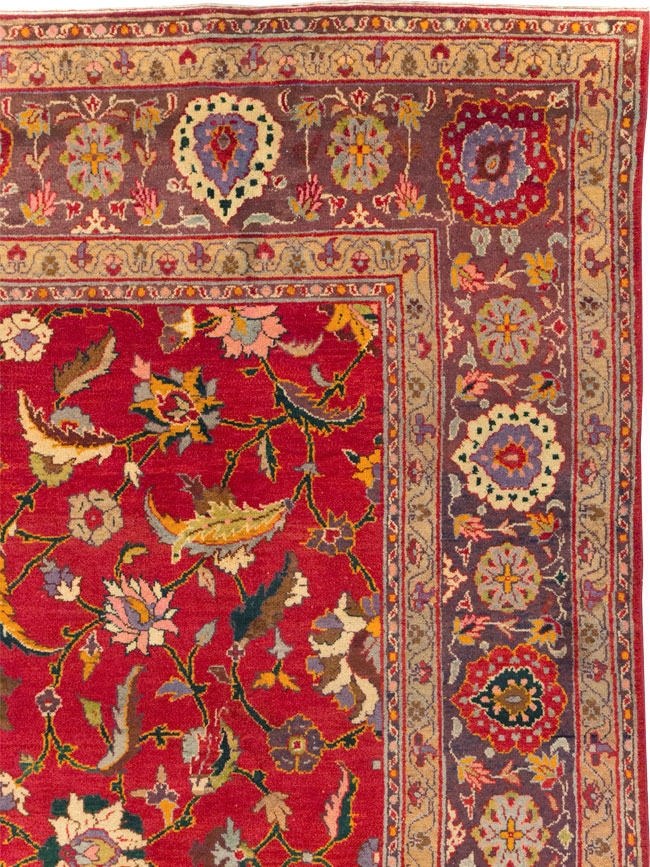 Antique Indian Amritsar Room Size Carpet, No.31935 - Galerie Shabab