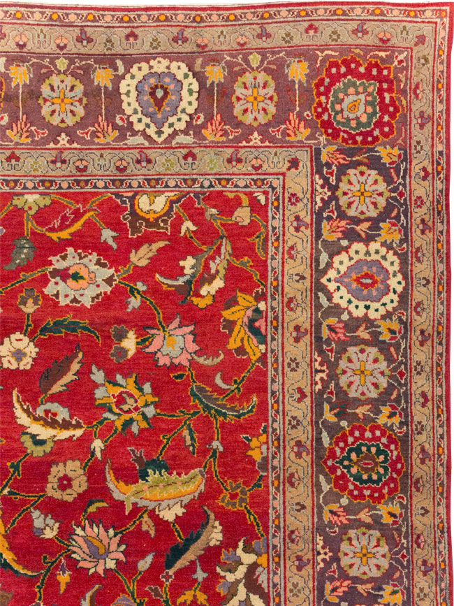 Antique Indian Amritsar Room Size Carpet, No.31935 - Galerie Shabab