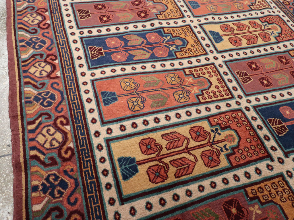 Vintage East Turkestan Khotan Accent Carpet, No.31937 - Galerie Shabab