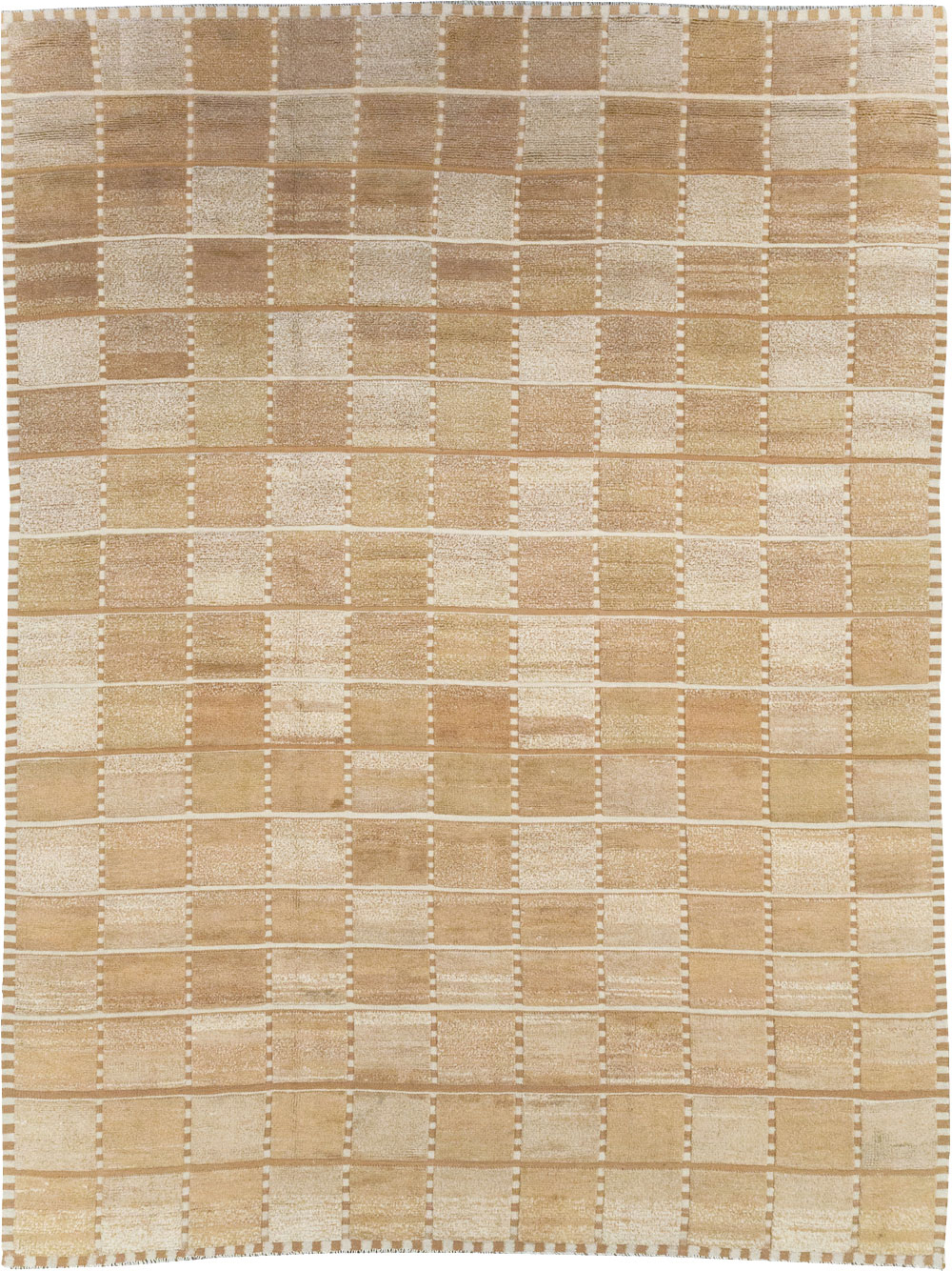 Swedish Inspired Modern Turkish Room Size Carpet, No.31941 - Galerie Shabab