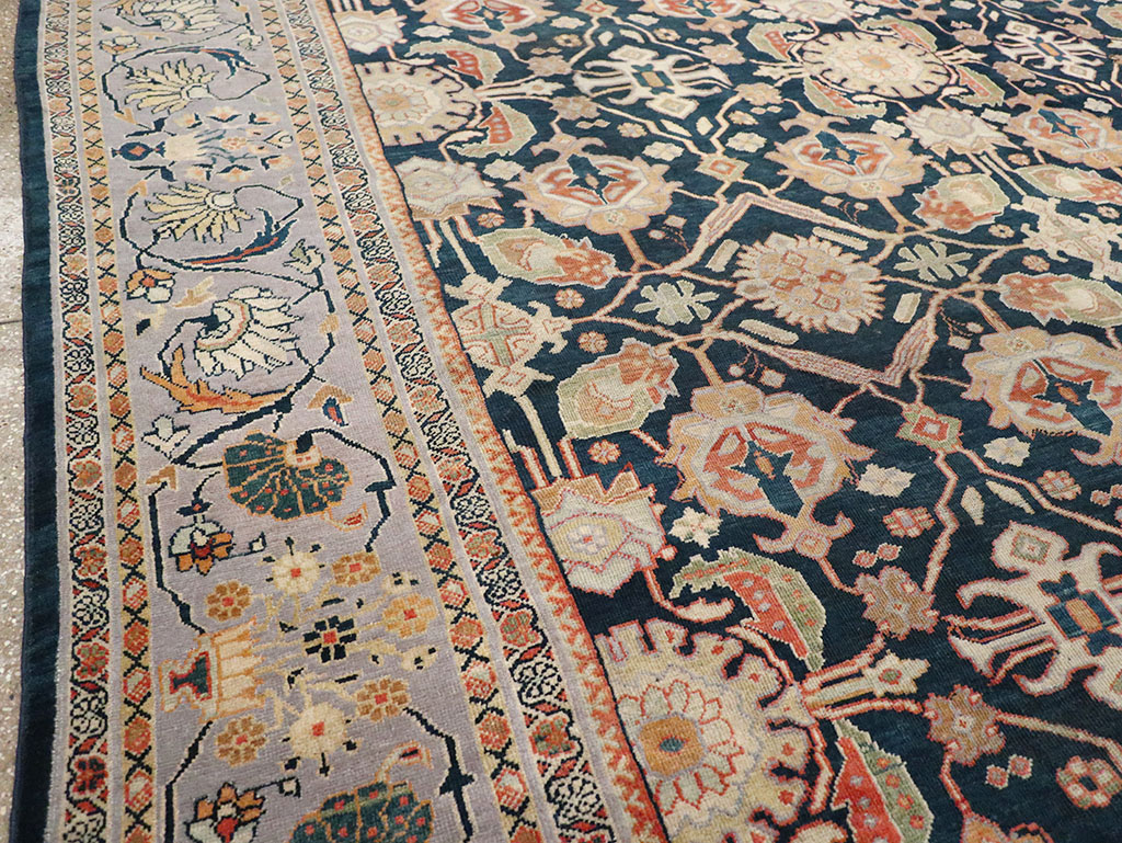 Antique Persian Mahal Room Size Carpet, No.31942 - Galerie Shabab