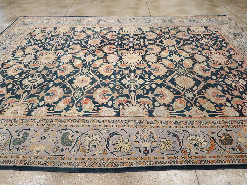 Antique Persian Mahal Room Size Carpet, No.31942 - Galerie Shabab