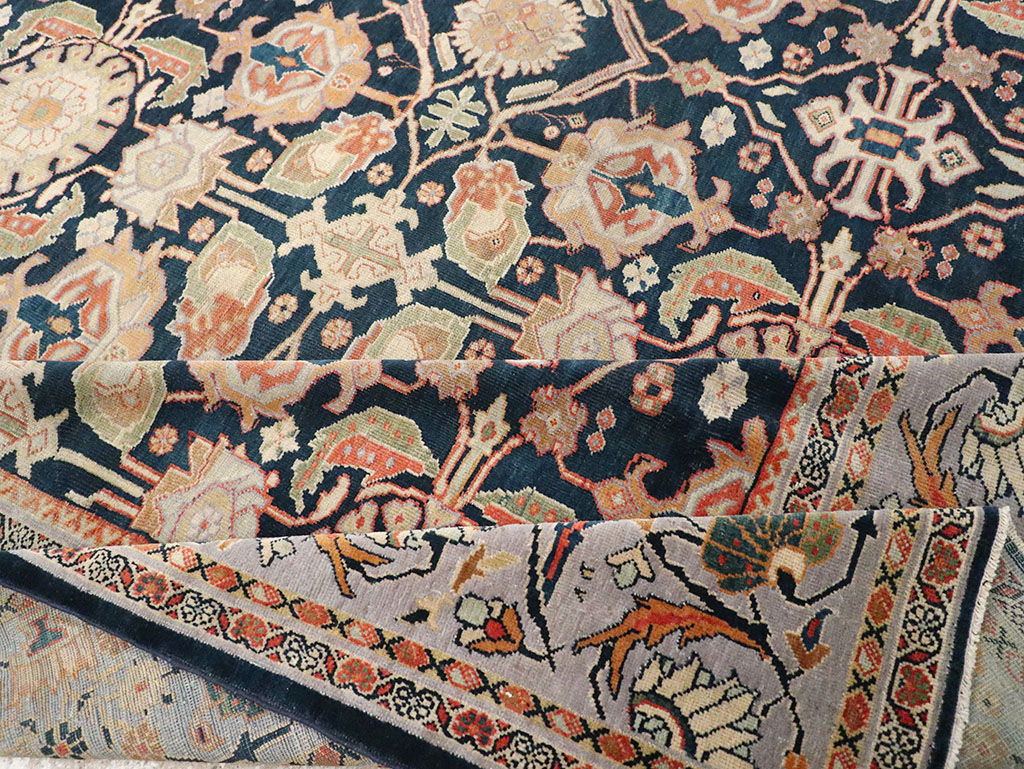 Antique Persian Mahal Room Size Carpet, No.31942 - Galerie Shabab